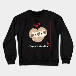 Sloth Stack Love (Pile de paresseux) Crewneck Sweatshirt